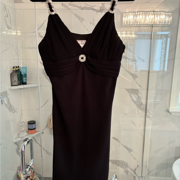 Vintage year 2K Joseph Ribkoff  little black dress with sparkling embellishments - Picture 10 of 17